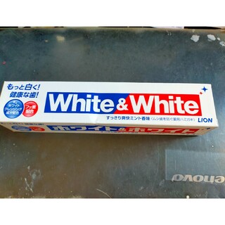 歯磨き粉６個　１５０g　White&White　ハミガキ６本(歯磨き粉)