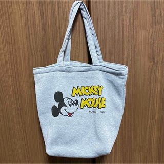 ディズニー(Disney)のミッキーマウス トートバッグ グレー スウェット Disney ディズニー(トートバッグ)