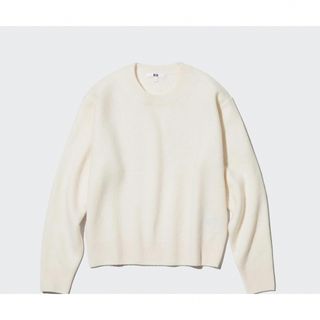 ユニクロ(UNIQLO)のユニクロ　プレミアムラムクルーネックセーター(ニット/セーター)