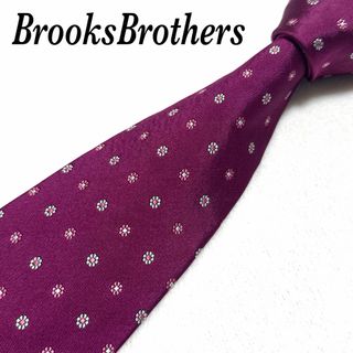 ブルックスブラザース(Brooks Brothers)の 【美品】 ブルックスブラザーズ ネクタイ 花柄 シルク ハイブランド(ネクタイ)