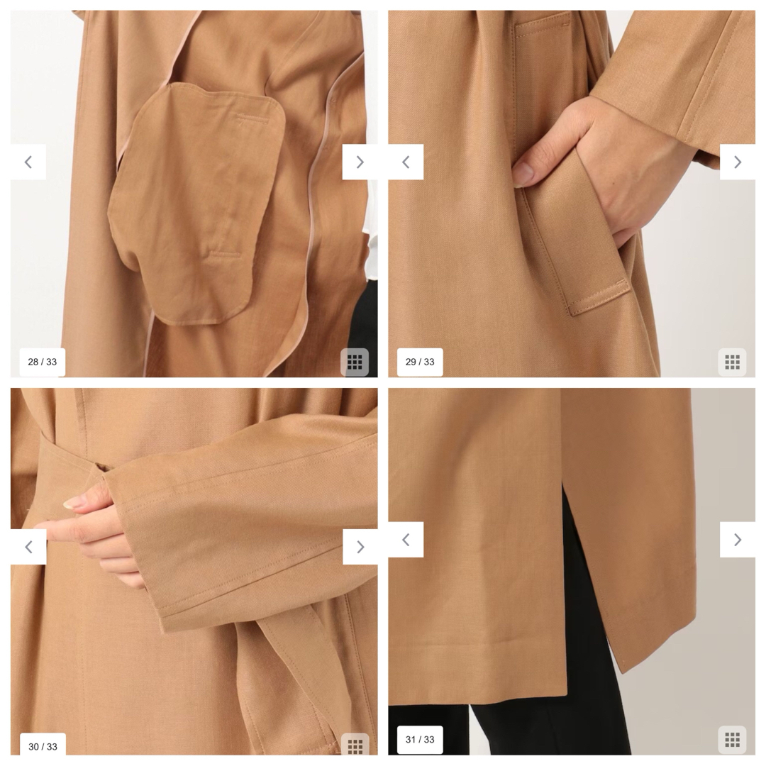 23区 - 23区ONWARD Vintege Soft Twill ラップコートの通販 by 23区 - 23区ONWARD Vintege Soft Twill ラップコートの通販 by