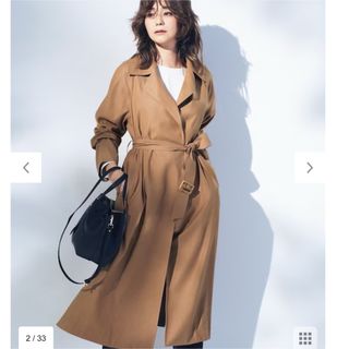 ニジュウサンク(23区)の23区ONWARD Vintege Soft Twill ラップコート(スプリングコート)