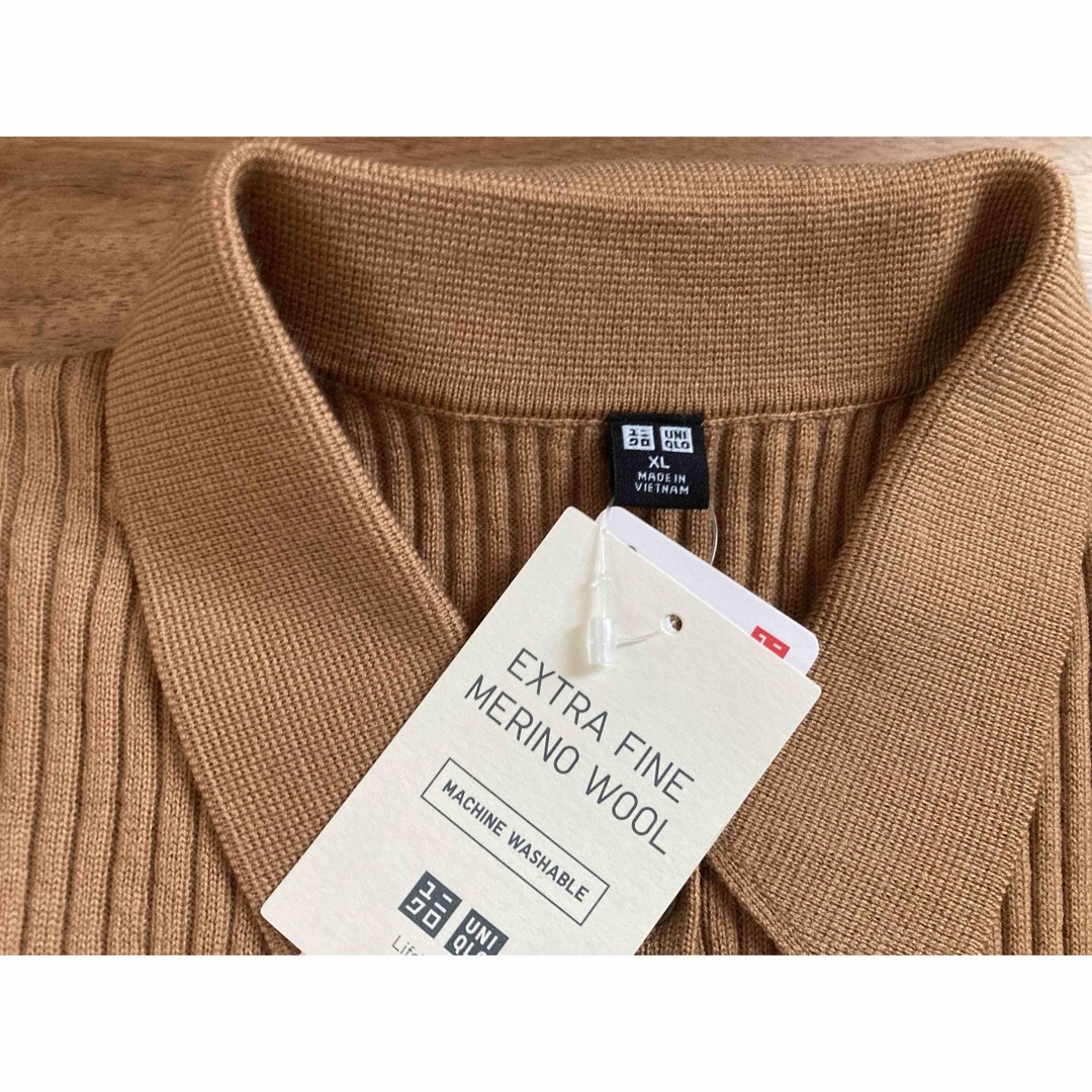 UNIQLO(ユニクロ)のUNIQLOポロカーディガンsize：XL新品未使用品美品 レディースのトップス(カーディガン)の商品写真