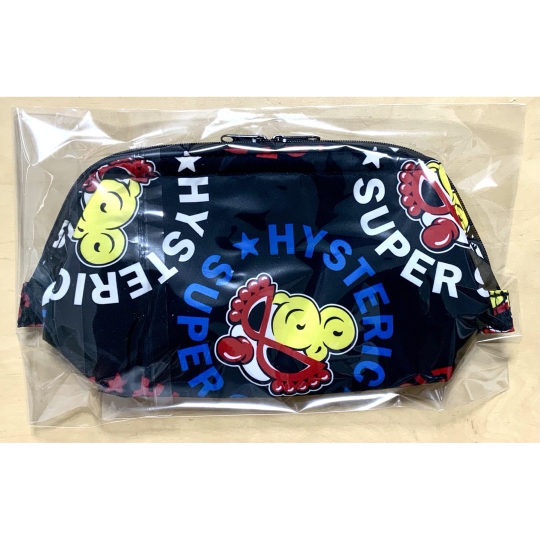 HYSTERIC MINI(ヒステリックミニ)のヒスミニ☆正規品☆新品☆ポーチ☆マルチケース☆コスメ☆ミニフェイス☆黒 キッズ/ベビー/マタニティのキッズ/ベビー/マタニティ その他(その他)の商品写真