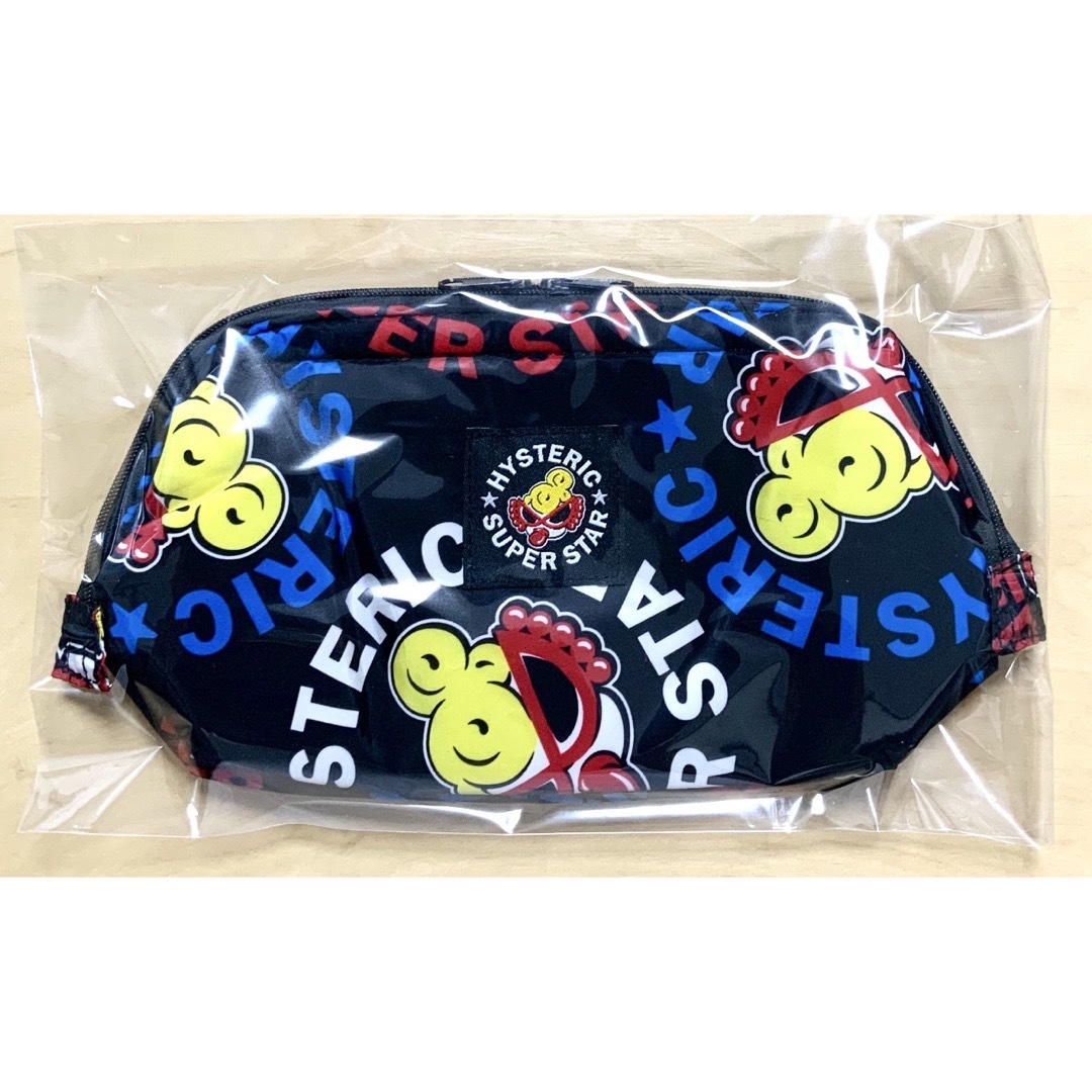 HYSTERIC MINI(ヒステリックミニ)のヒスミニ☆正規品☆新品☆ポーチ☆マルチケース☆コスメ☆ミニフェイス☆黒 キッズ/ベビー/マタニティのキッズ/ベビー/マタニティ その他(その他)の商品写真