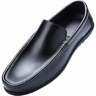 本革 メンズ 革靴 ローファー 大きめ 通勤 通学 28.0 黒 3E a 新品(ドレス/ビジネス)