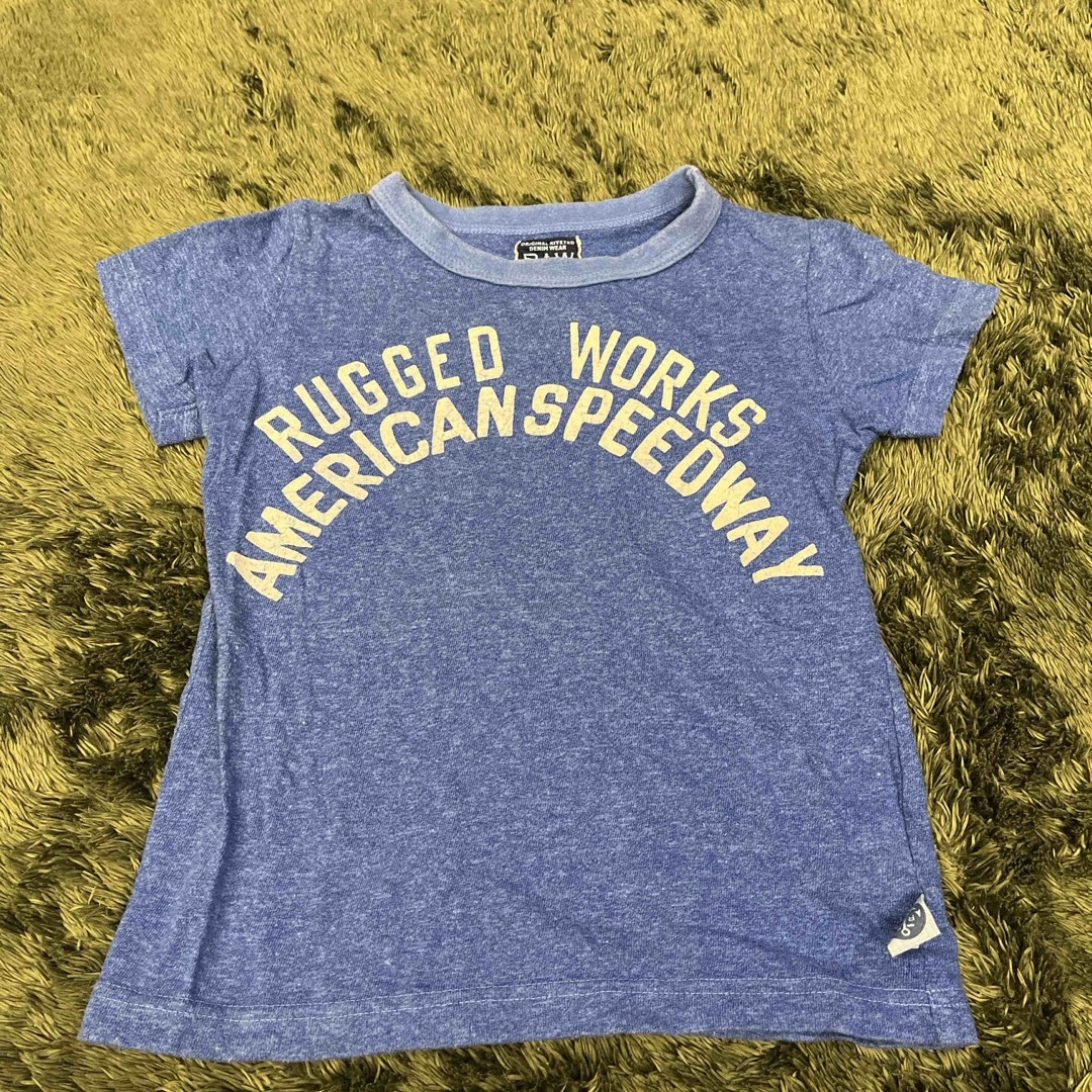 RUGGEDWORKS(ラゲッドワークス)のラゲットワークス　Tシャツ　ブルー　110 キッズ/ベビー/マタニティのキッズ服男の子用(90cm~)(Tシャツ/カットソー)の商品写真