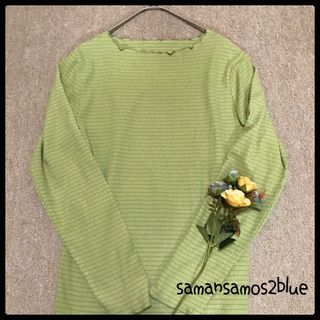 サマンサモスモス(SM2)の💕サマンサモスモスブルー💕Ｍサイズ💕トップス💕(カットソー(長袖/七分))