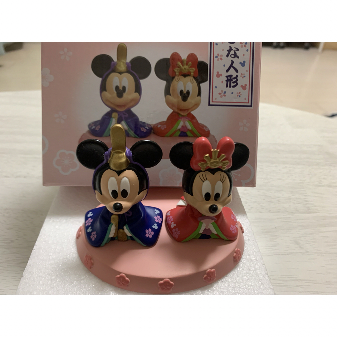 Disney(ディズニー)のディズニー　ミッキーミニー　ひな人形 エンタメ/ホビーのおもちゃ/ぬいぐるみ(キャラクターグッズ)の商品写真