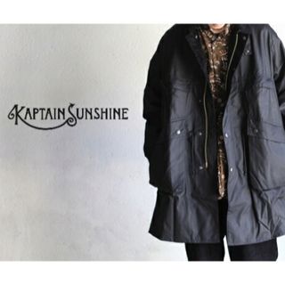 バーブァー(Barbour)のKAPTAIN SUNSHINE x babourスタンドカラートラベラーコート(ロングコート)