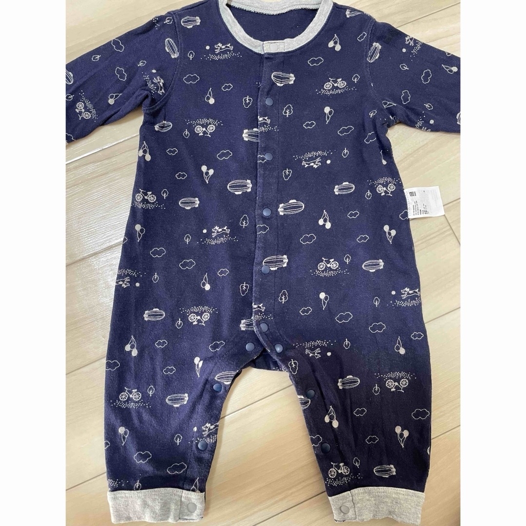 babyGAP(ベビーギャップ)のロンパース５点セット　サイズ60、70 キッズ/ベビー/マタニティのベビー服(~85cm)(ロンパース)の商品写真