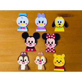 ディズニー キャラクター 画用紙 壁面(型紙/パターン)