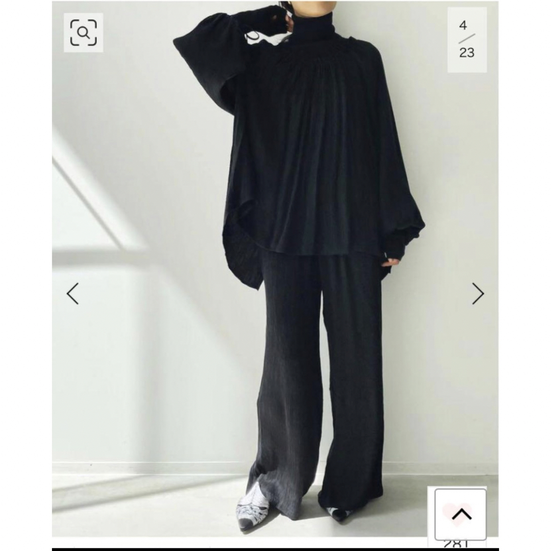 L'Appartement DEUXIEME CLASSE(アパルトモンドゥーズィエムクラス)の【SHAINA MOTE/シャイナモート】LILA TOP BLOUSE レディースのトップス(シャツ/ブラウス(長袖/七分))の商品写真