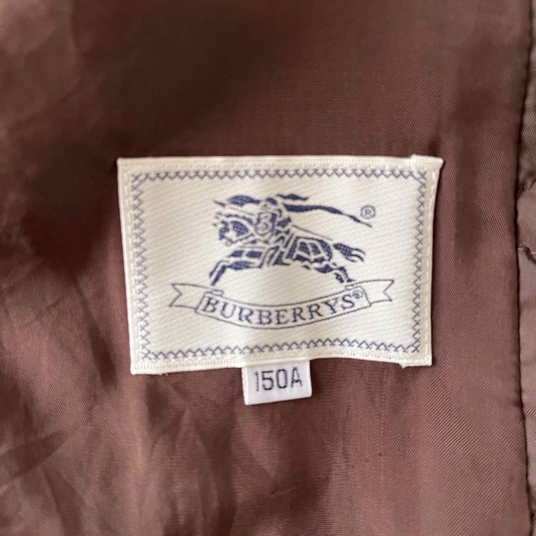 BURBERRY(バーバリー)の【美品】バーバリーズ　薄手ブルゾン　ジャケット　キルティング　ブラウン150A キッズ/ベビー/マタニティのキッズ服女の子用(90cm~)(ジャケット/上着)の商品写真