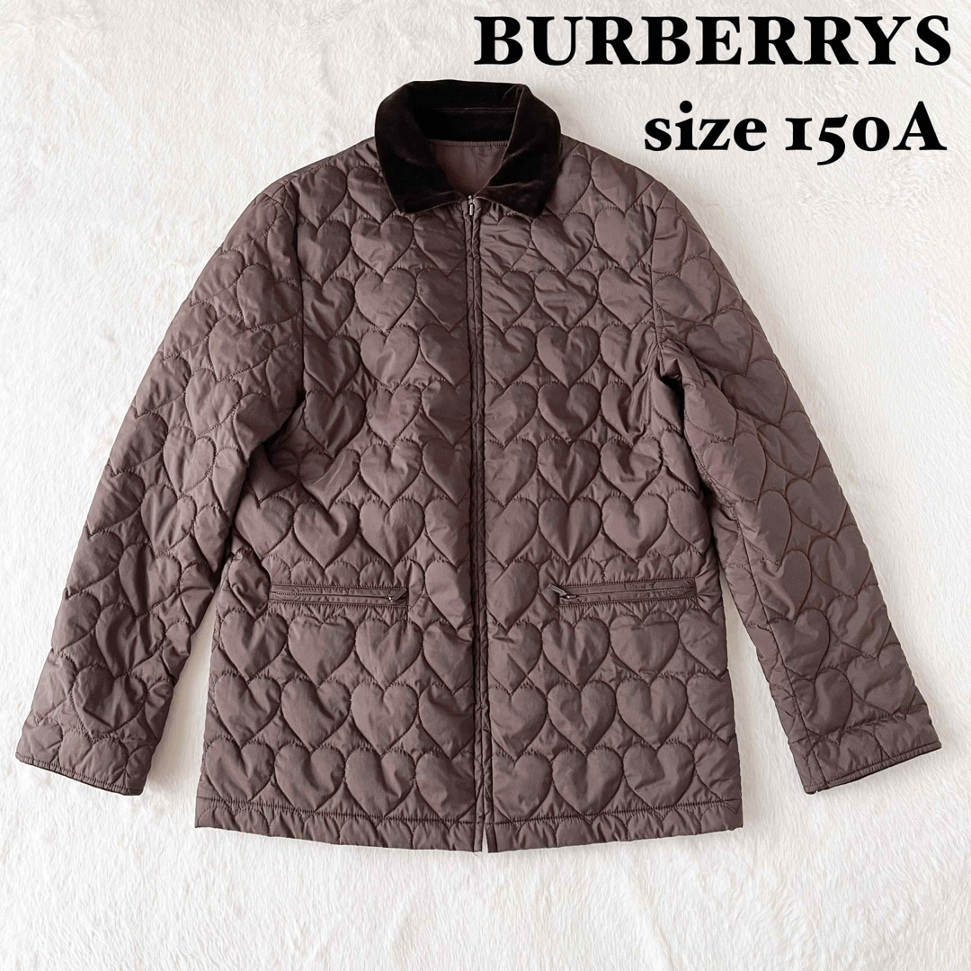 BURBERRY(バーバリー)の【美品】バーバリーズ　薄手ブルゾン　ジャケット　キルティング　ブラウン150A キッズ/ベビー/マタニティのキッズ服女の子用(90cm~)(ジャケット/上着)の商品写真