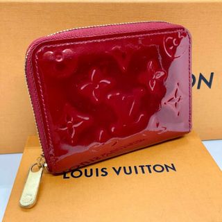 ルイヴィトン(LOUIS VUITTON)の【LOUISVUITTON】ジッピーコインパース モノグラムヴェルニ【RED】(財布)