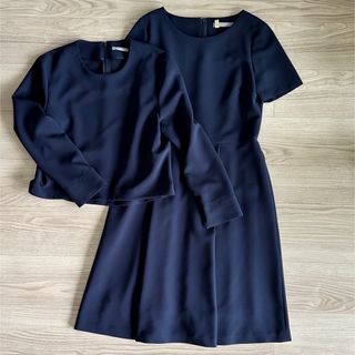 Theory luxe - セオリーリュクス ネイビーの半袖ワンピースの通販 by