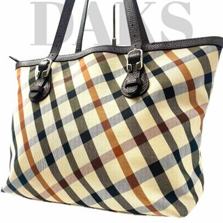 ダックス(DAKS)の良品　DAKS ダックス　トートバッグ　チェック柄(トートバッグ)