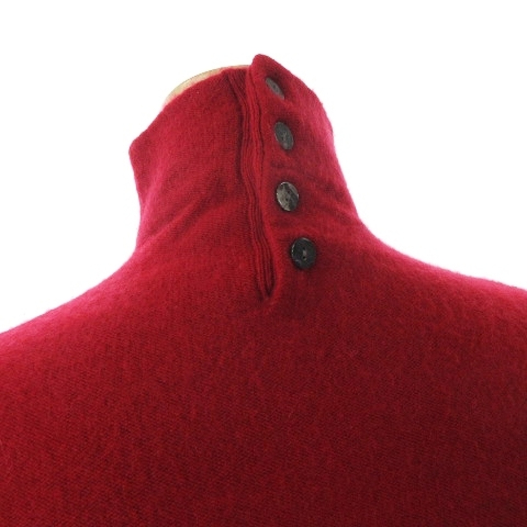 トリコッティトリコッタ ニット セーター ハイネック 長袖 カシミヤ 赤 レッド レディースのトップス(ニット/セーター)の商品写真