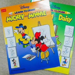 ディズニー(Disney)の海外ディズニー ミッキー・ミニー・ドナルド・デイジーの描き方を解説している絵本(アート/エンタメ)