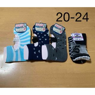 新品⭐︎20-24女児おしゃれ靴下4足セット(靴下/タイツ)