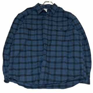 フィルソン(FILSON)のFILSON 長袖シャツ チェック 両胸ポケット ロゴ刺繍 US古着 o42(シャツ)