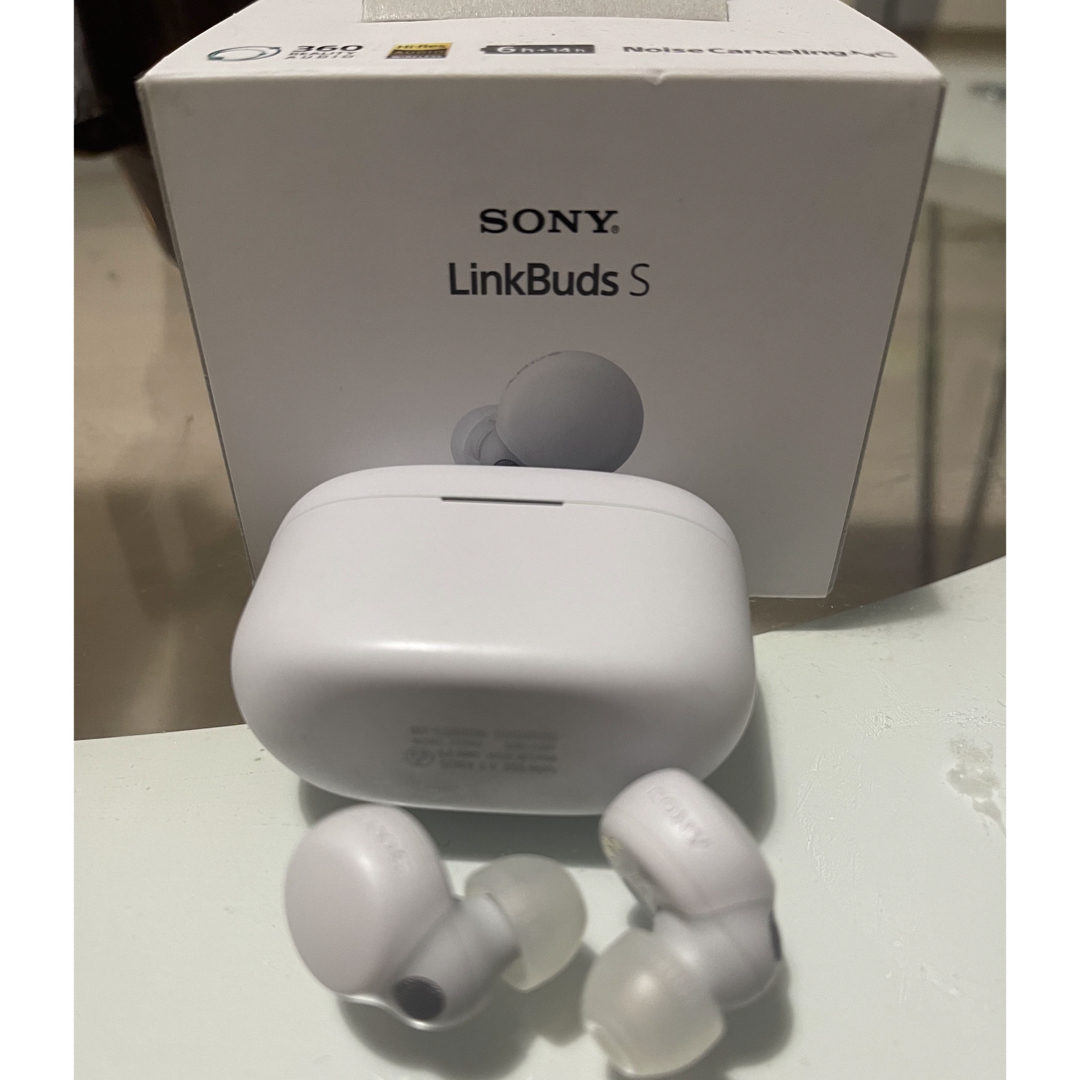 SONY(ソニー)の【まーまん様】SONYLinkBudsSワイヤレスノイズキャンセリングイヤホン スマホ/家電/カメラのオーディオ機器(ヘッドフォン/イヤフォン)の商品写真