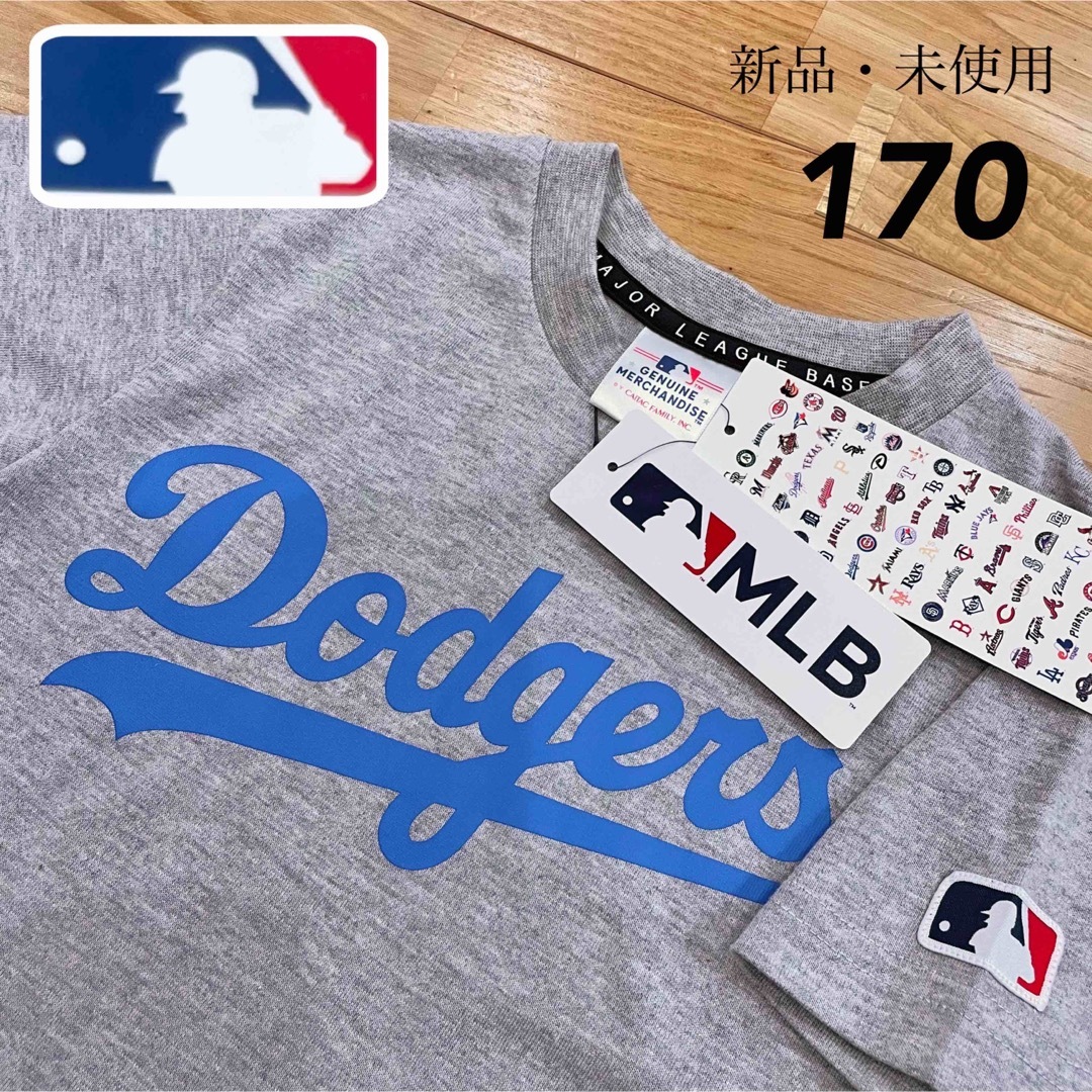 MLB(メジャーリーグベースボール)の希少！【170】MLB公式 ドジャース　半袖Tシャツ●大谷翔平　S XS M キッズ/ベビー/マタニティのキッズ服男の子用(90cm~)(Tシャツ/カットソー)の商品写真