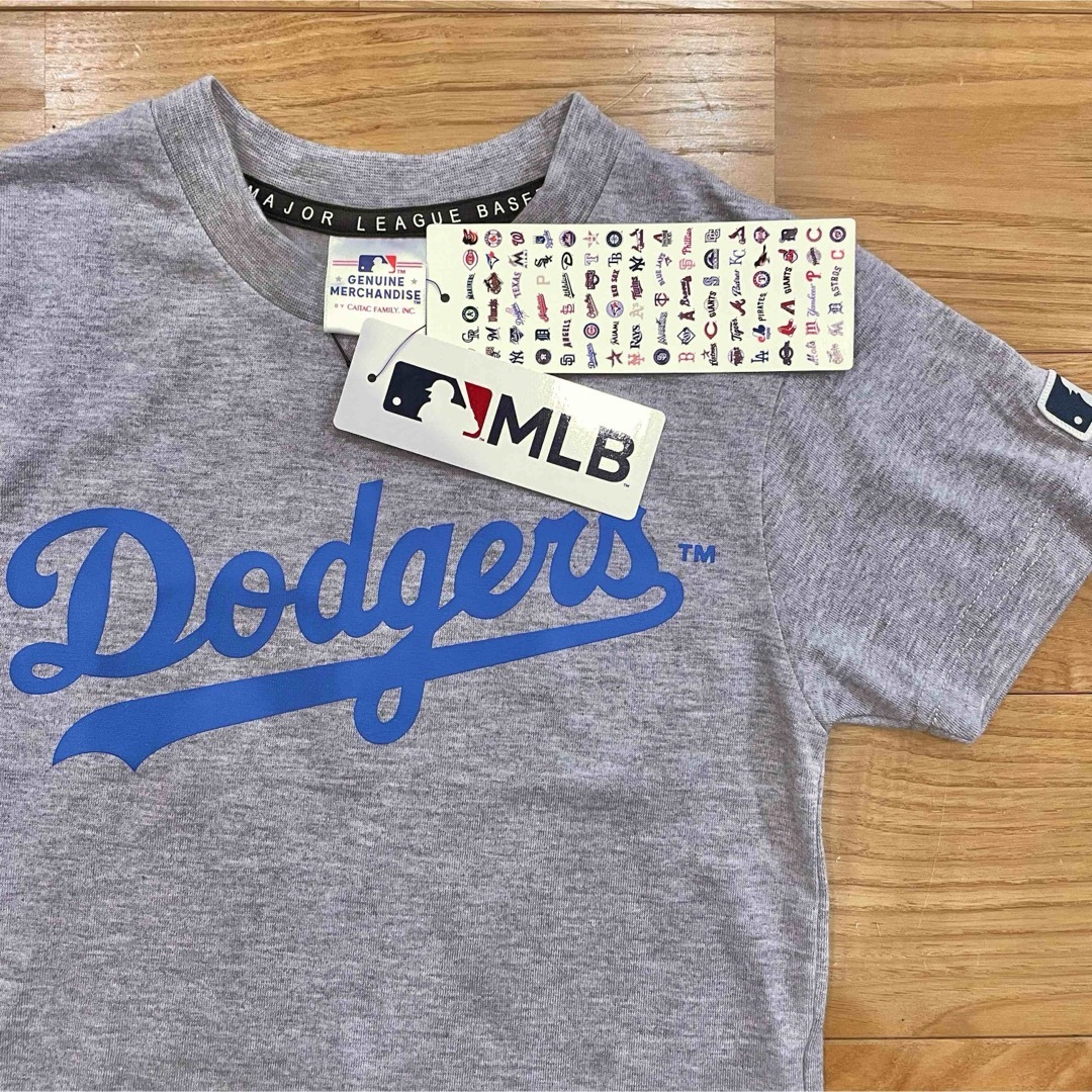 MLB(メジャーリーグベースボール)の希少！【170】MLB公式 ドジャース　半袖Tシャツ●大谷翔平　S XS M キッズ/ベビー/マタニティのキッズ服男の子用(90cm~)(Tシャツ/カットソー)の商品写真