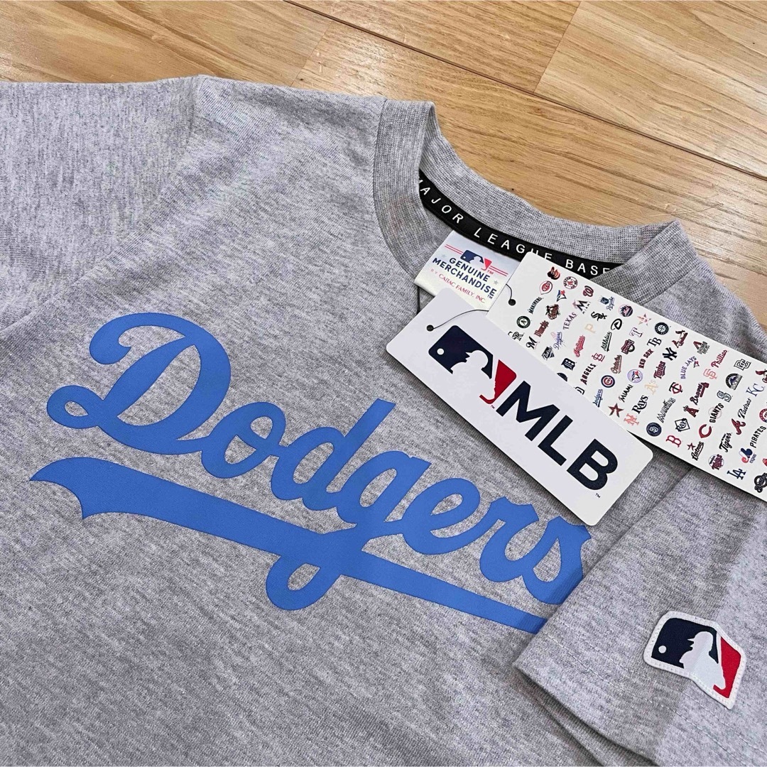 MLB(メジャーリーグベースボール)の希少！【170】MLB公式 ドジャース　半袖Tシャツ●大谷翔平　S XS M キッズ/ベビー/マタニティのキッズ服男の子用(90cm~)(Tシャツ/カットソー)の商品写真