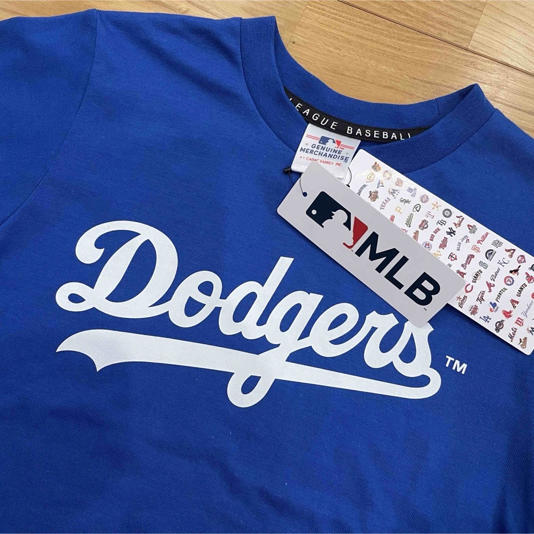 希少！【170】MLB公式 ドジャース　半袖Tシャツ●大谷翔平　S XS M/青