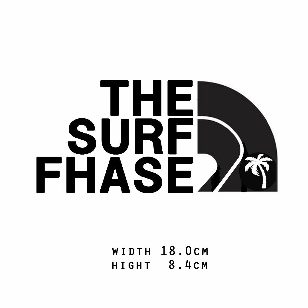 ＜D1＞カッティングシート　THE SURF FHASE　サーフィン　ステッカー スポーツ/アウトドアのスポーツ/アウトドア その他(サーフィン)の商品写真