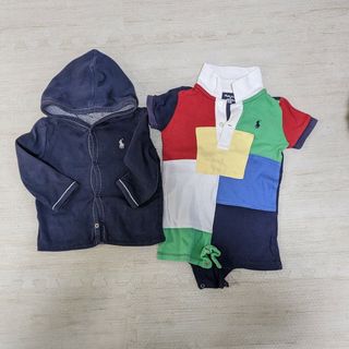 ラルフローレン(Ralph Lauren)のお値下げ ラルフローレン パーカー ロンパース セット(カーディガン)