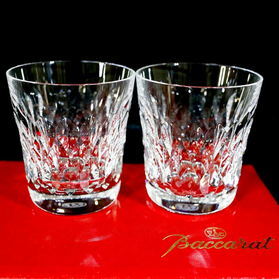 Baccarat(バカラ)の【限定 ペア 美品】バカラ アルマニャック タンブラー ロックグラス 箱あり インテリア/住まい/日用品のキッチン/食器(タンブラー)の商品写真