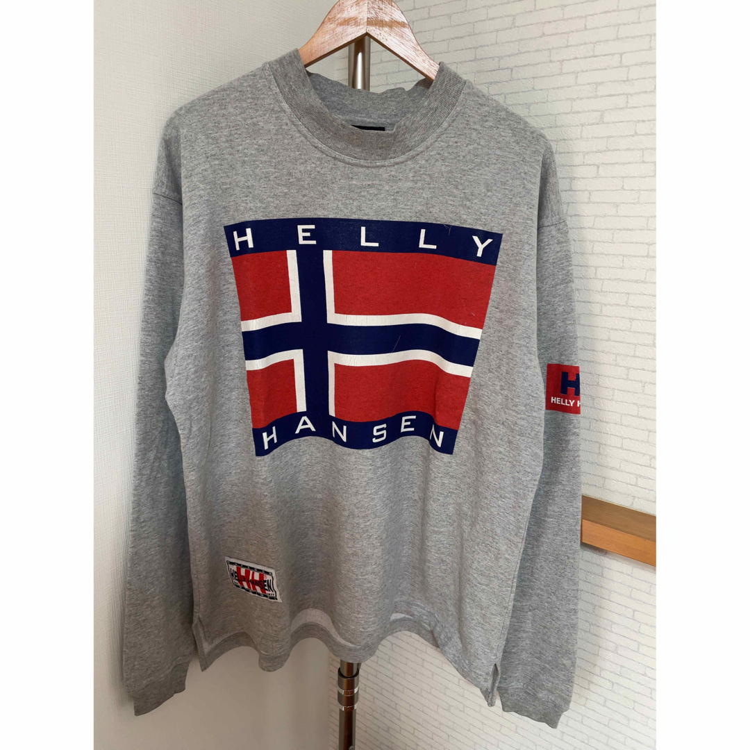 HELLY HANSEN(ヘリーハンセン)の90s『Helly H ansen』ヘリーハンセン　スウェット　USA製 メンズのトップス(スウェット)の商品写真