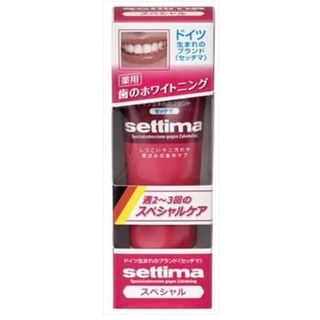 サンスター(SUNSTAR)のsettima（セッチマ）ホワイトニング ハミガキ粉 80g(口臭防止/エチケット用品)