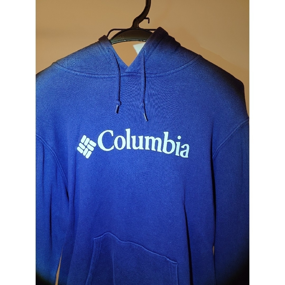 Columbia(コロンビア)のColumbia コロンビア パーカー ユーズド ネイビー メンズL 日本規格 メンズのトップス(パーカー)の商品写真