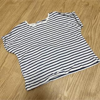 ザラキッズ(ZARA KIDS)のZARA ボーダー半袖Tシャツ 104cm(Tシャツ/カットソー)