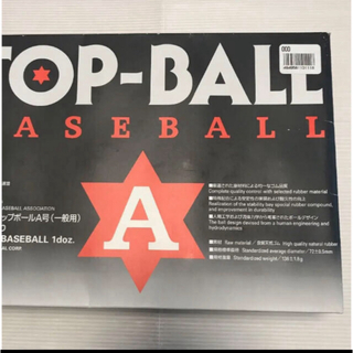 送料無料 新品 日本製トップボールA号 一般軟式野球ボール 1ダース(ボール)