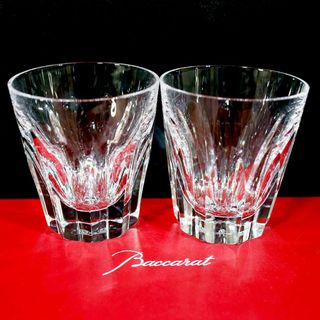 バカラ(Baccarat)の【限定 極美品 ペア】バカラ ポリニャック タンブラー ロックグラス 箱あり(タンブラー)