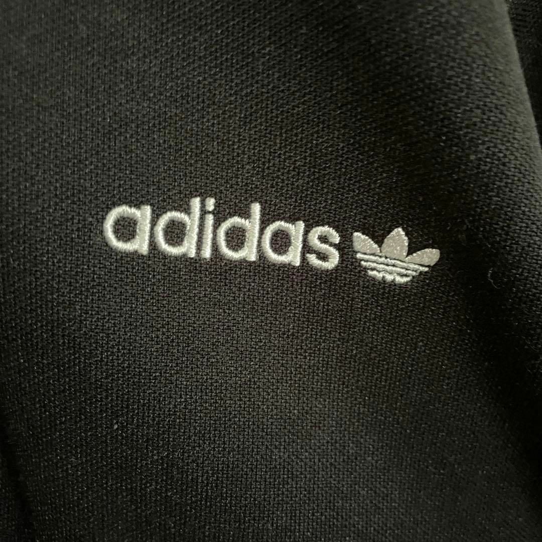 adidas(アディダス)のadidas アディダス トラックジャケット 刺繍 トレフォイル 黒 白 メンズのトップス(ジャージ)の商品写真