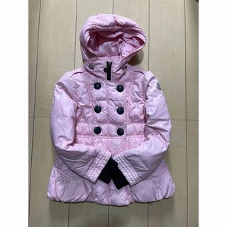 モンクレール(MONCLER)の6 本物モンクレールMONCLARのピンク系のダウンジャケット　120から130(ジャケット/上着)