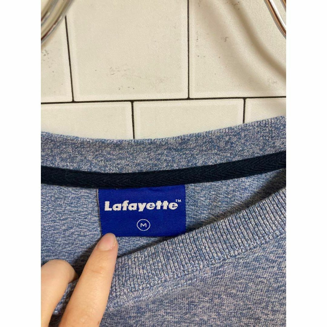 Lafayette(ラファイエット)のG1182 Lafayette【M】メンズ　半袖シャツ　スカイブルー綿100% メンズのトップス(Tシャツ/カットソー(半袖/袖なし))の商品写真