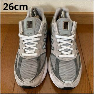 ニューバランス(New Balance)のアメリカUSA製 ニューバランスM990GL5 グレー 26cm(スニーカー)