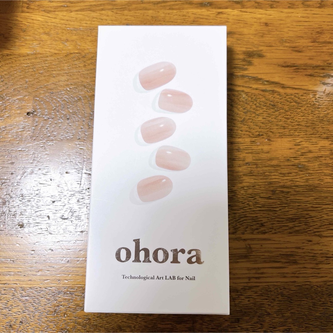 ohora(オホーラ)の【未使用】　オホーラ　ネイルシール　N APRICOT コスメ/美容のネイル(つけ爪/ネイルチップ)の商品写真