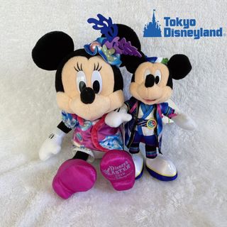 ディズニー(Disney)の東京ディズニーリゾート　ミッキーぬいぐるみバッジ ミニーぬいぐるみ(ぬいぐるみ)