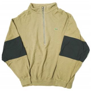 ラコステ(LACOSTE)のLACOSTE x BEAUTY&YOUTH UNITED ARROWS x VAINL ARCHIVE ラコステ ビューティーアンドユース ユナイテッドアローズ ヴァイナルアーカイブ 別注 HALF ZIP PULLOVER 鹿の子 ハーフジッププルオーバー SH010PL 3 ベージュ トップス【中古】【LACOSTE × BEAUTY&YOUTH x VAINL ARCHIVE】(Tシャツ/カットソー(七分/長袖))