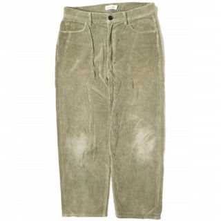 スティーブンアラン(steven alan)のSteven Alan スティーブンアラン 日本製 9WALE CORDUROY 5P BAGGY WORK PANTS コーデュロイバギーワークパンツ 8114-299-0540 S ブラウン ワイド ボトムス【中古】【Steven Alan】(ワークパンツ/カーゴパンツ)