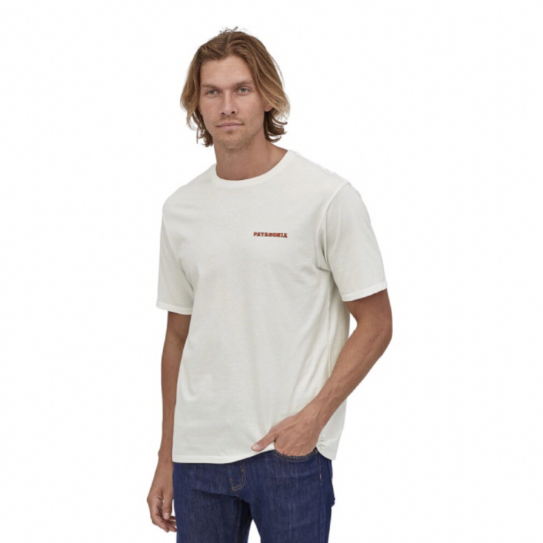 patagonia(パタゴニア)のpatagonia Tシャツ XS M's Summit Road ホワイト メンズのトップス(Tシャツ/カットソー(半袖/袖なし))の商品写真