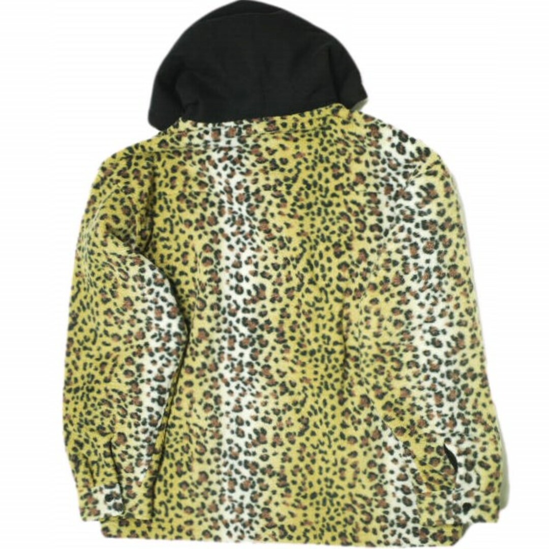 Supreme(シュプリーム)のSUPREME シュプリーム 23AW Fleece Zip Up Hooded Shirt フリースジップアップフーデッドシャツ L Brown Leopard WEEK11 パーカー トップス【新古品】【中古】【SUPREME】 メンズのトップス(シャツ)の商品写真